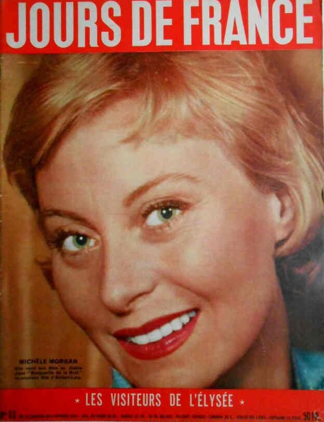 JOURS DE FRANCE magazine side cover Issue 63 28 January 1956