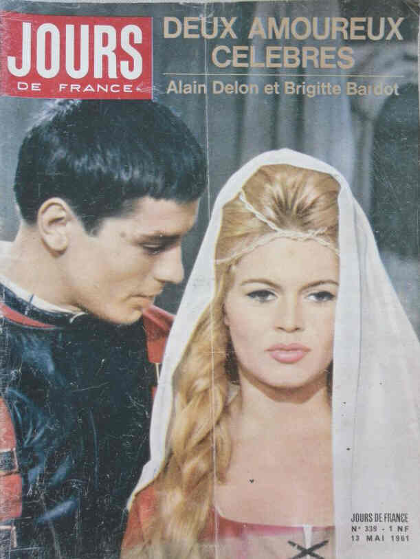 JOURS DE FRANCE magazine side cover Issue 339 13 May 1961