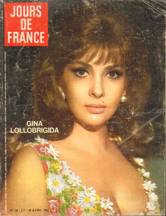 JOURS DE FRANCE magazine side cover Issue 750 26 April 1969