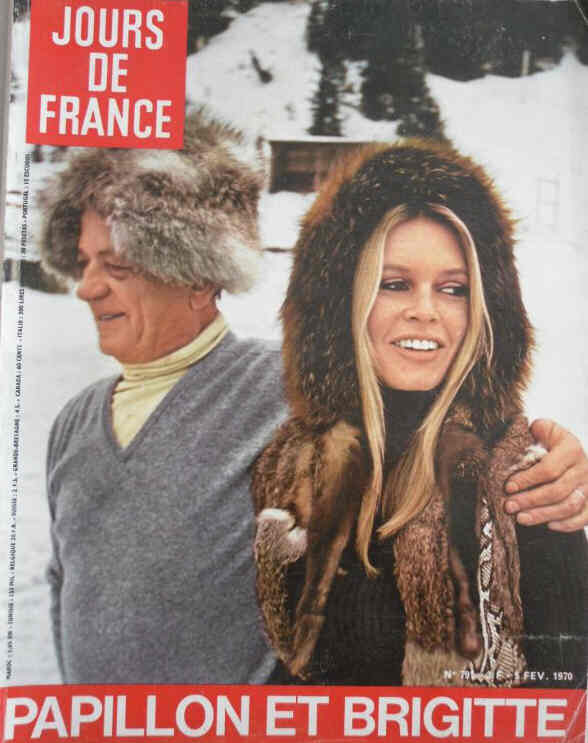 JOURS DE FRANCE magazine side cover Issue 791 5 February 1970
