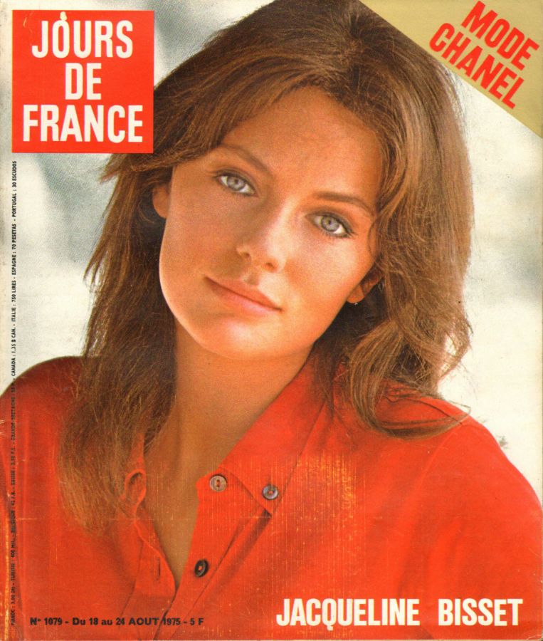 JOURS DE FRANCE magazine side cover Issue 1079 18 August 1975