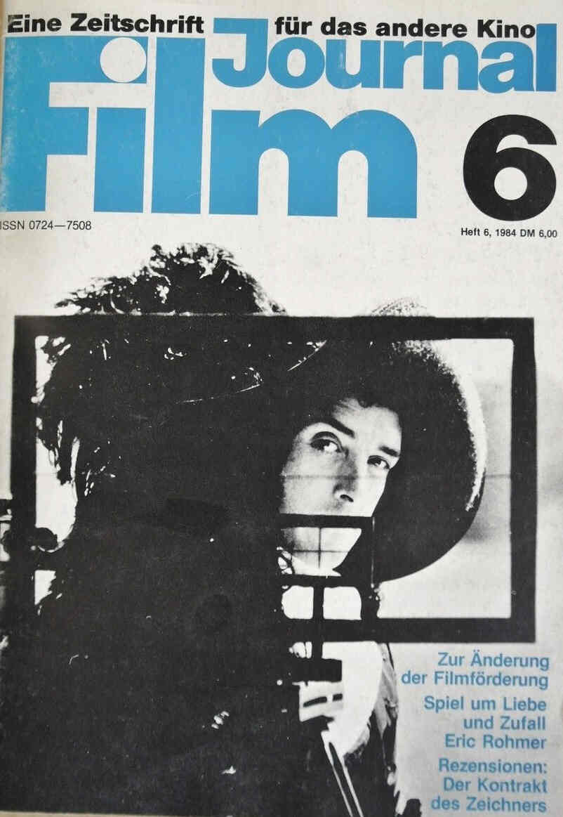 JOURNAL FILM magazine side cover Issue 6  1984