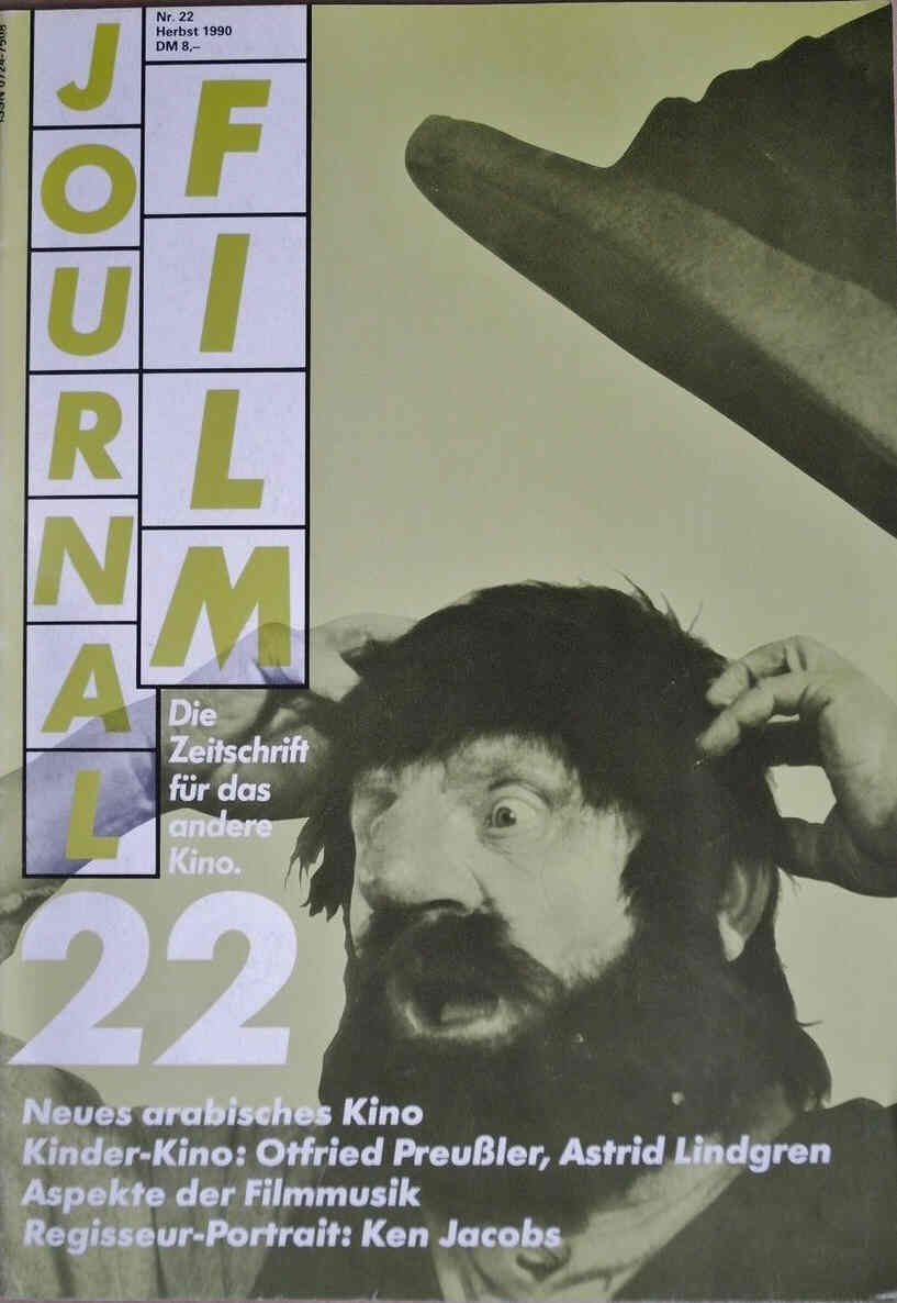 JOURNAL FILM magazine side cover Issue 22 Autumn 1990