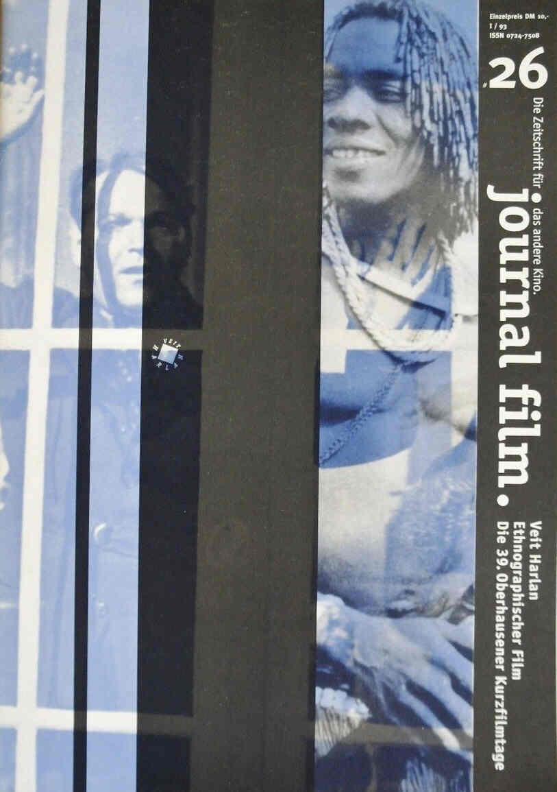 JOURNAL FILM magazine side cover Issue 26  1993