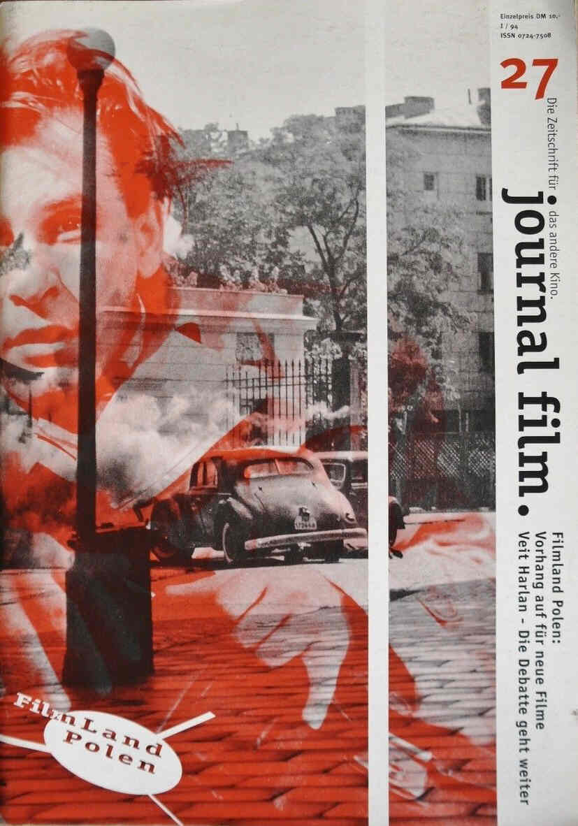JOURNAL FILM magazine side cover Issue 27 January 1994