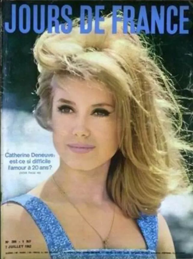 JOURS DE FRANCE magazine side cover Issue 399 7 July 1962