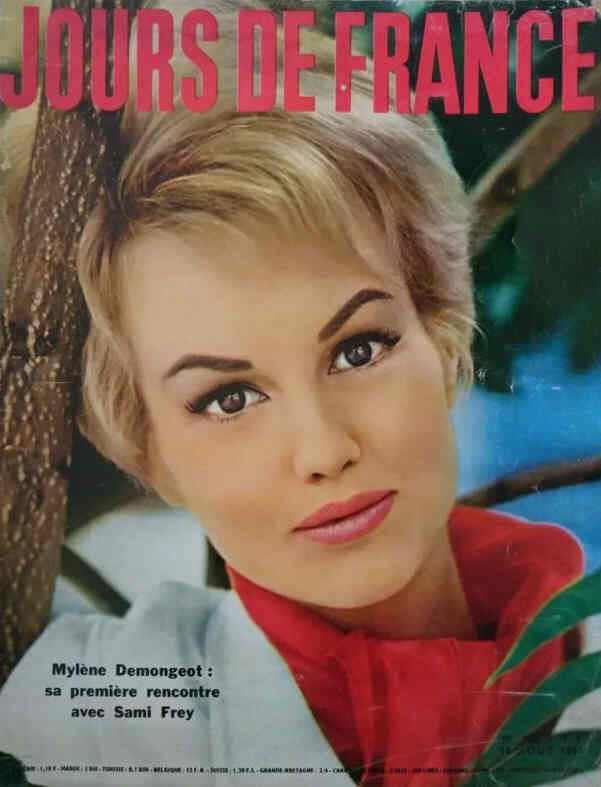 JOURS DE FRANCE magazine side cover Issue 456 10 August 1963