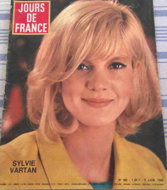 JOURS DE FRANCE magazine side cover Issue 582 8 January 1966