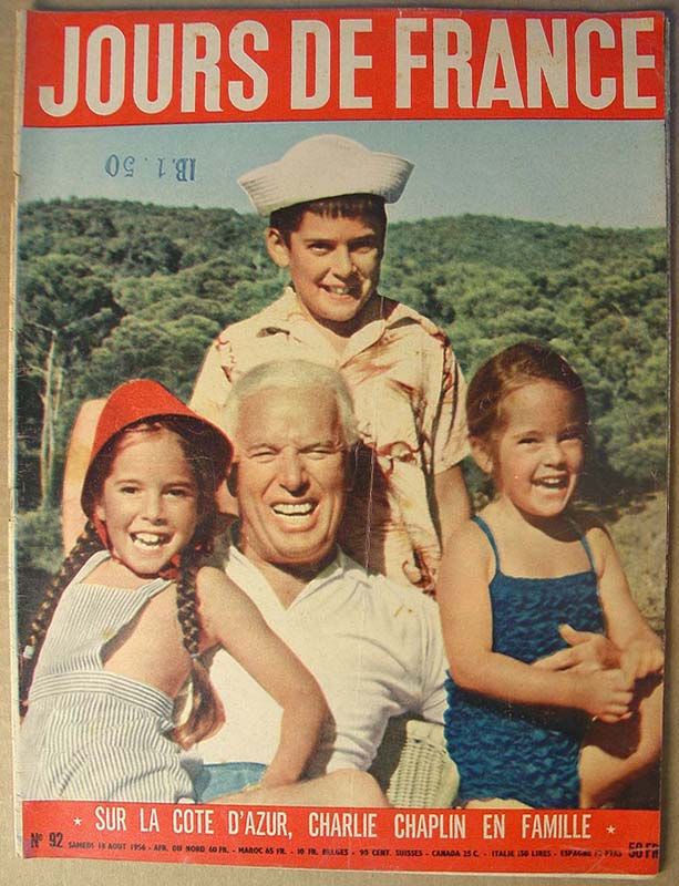 JOURS DE FRANCE magazine side cover Issue 92 18 August 1956