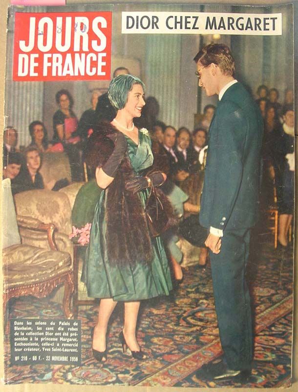 JOURS DE FRANCE magazine side cover Issue 210 22 November 1958