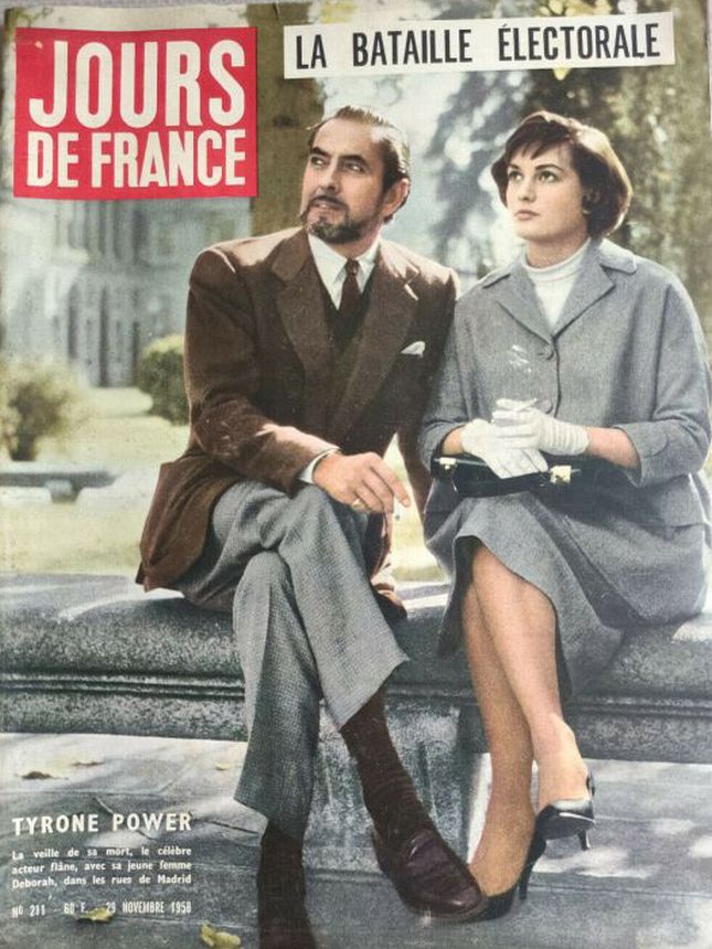 JOURS DE FRANCE magazine side cover Issue 211 29 November 1958