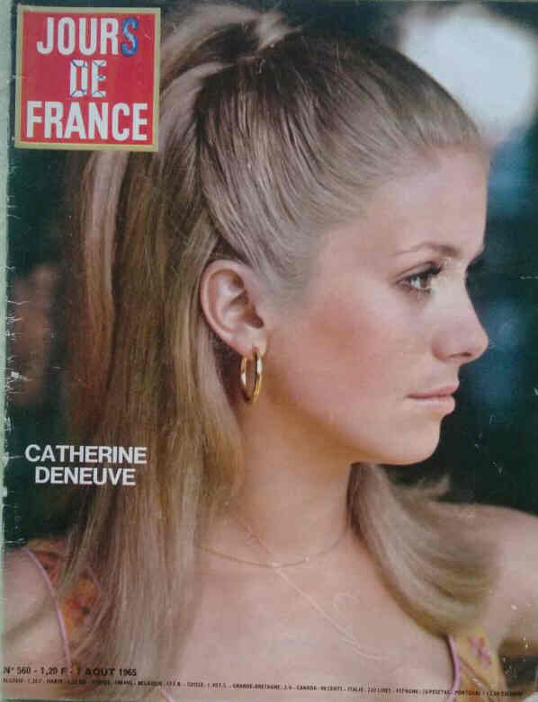 JOURS DE FRANCE magazine side cover Issue 560 7 August 1965