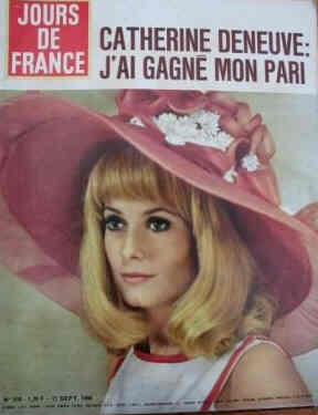JOURS DE FRANCE magazine side cover Issue 618 17 September 1966