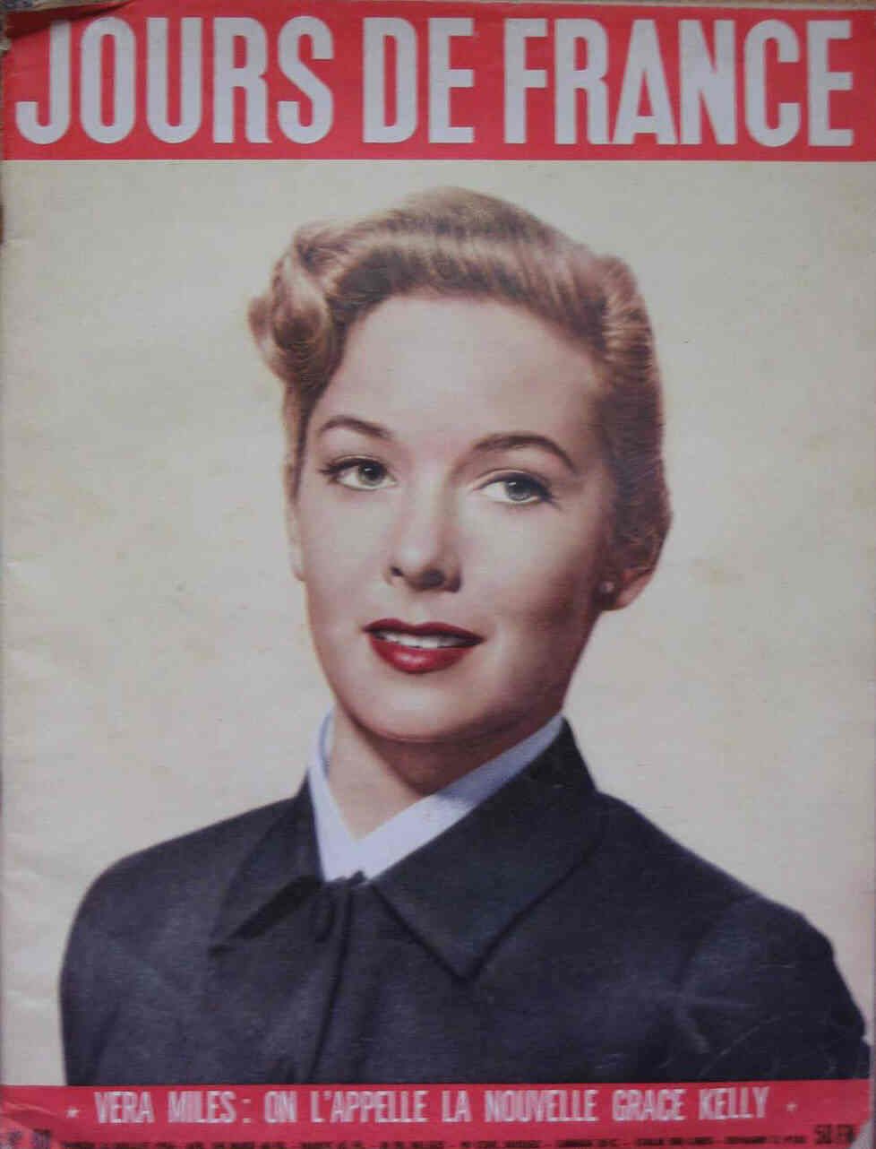 JOURS DE FRANCE magazine side cover Issue 88 21 July 1956