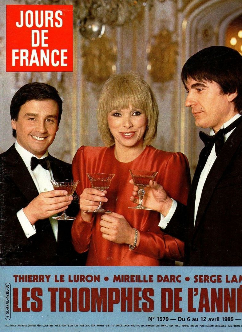 JOURS DE FRANCE magazine side cover Issue 1579 6 April 1985
