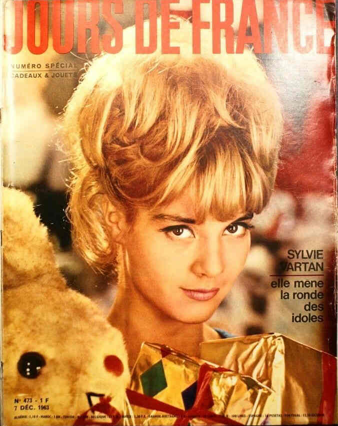 JOURS DE FRANCE magazine side cover Issue 473 7 December 1963