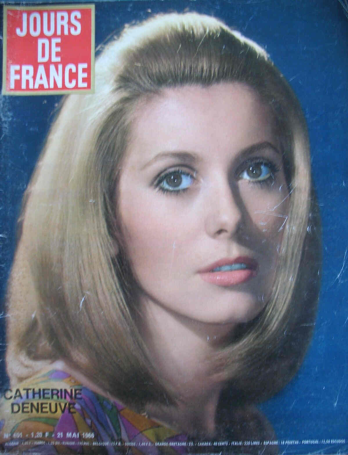JOURS DE FRANCE magazine side cover Issue 601 21 May 1966