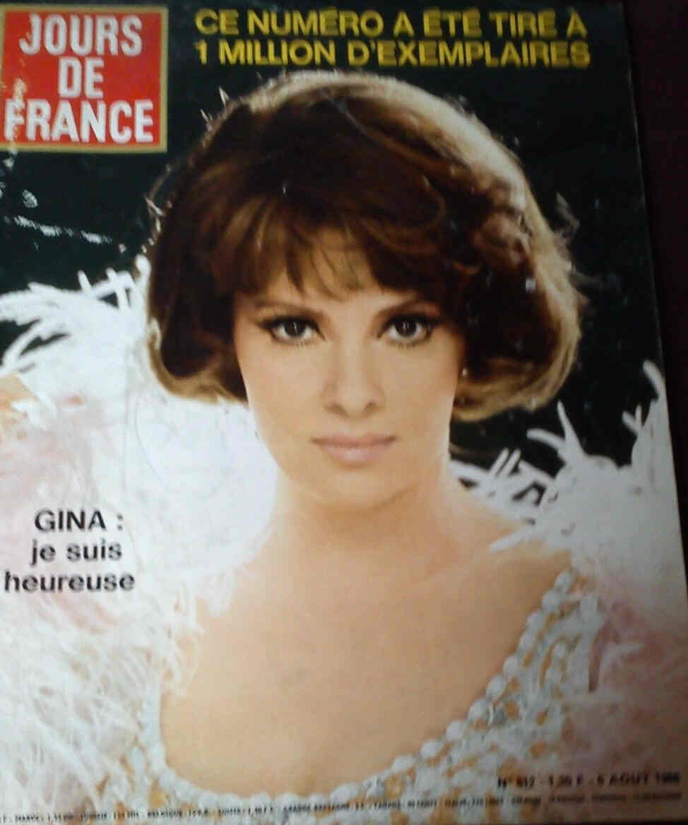 JOURS DE FRANCE magazine side cover Issue 612 6 August 1966