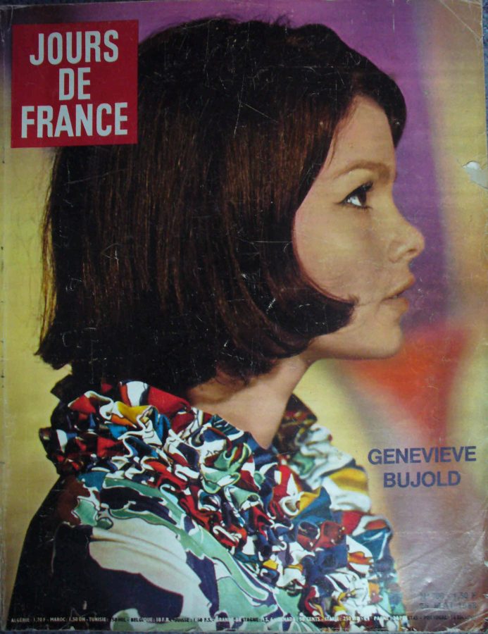 JOURS DE FRANCE magazine side cover Issue 706 25 May 1968