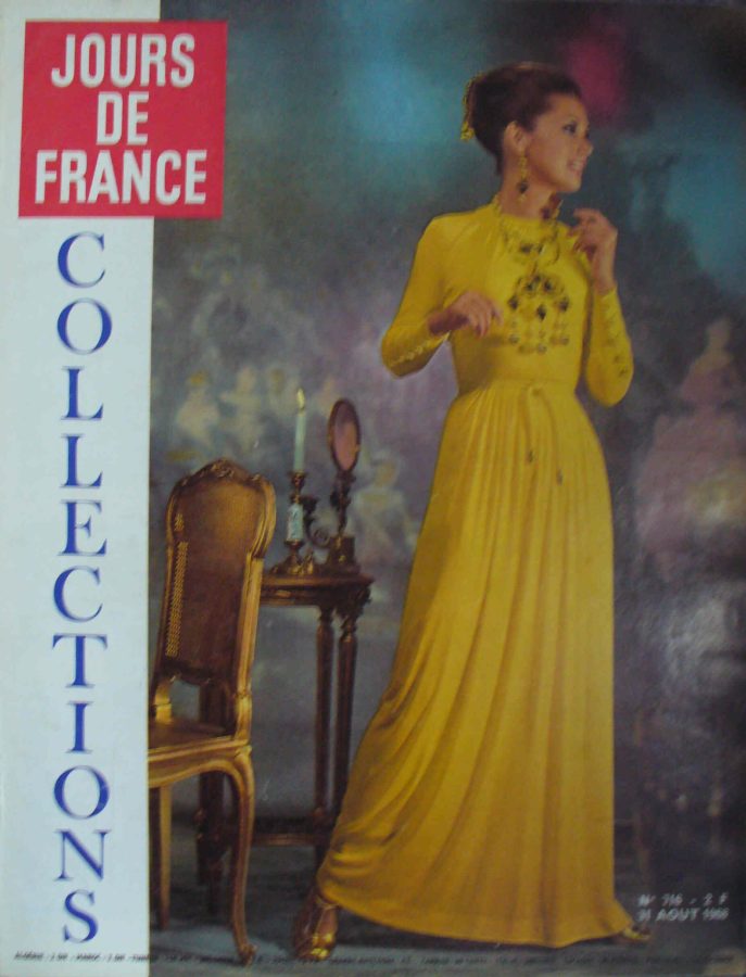 JOURS DE FRANCE magazine side cover Issue 716 31 August 1968
