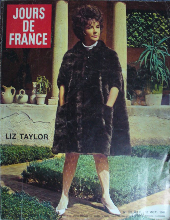 JOURS DE FRANCE magazine side cover Issue 722 12 October 1968
