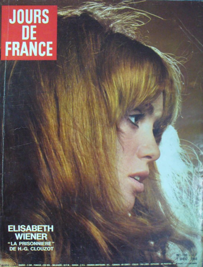 JOURS DE FRANCE magazine side cover Issue 730 7 December 1968