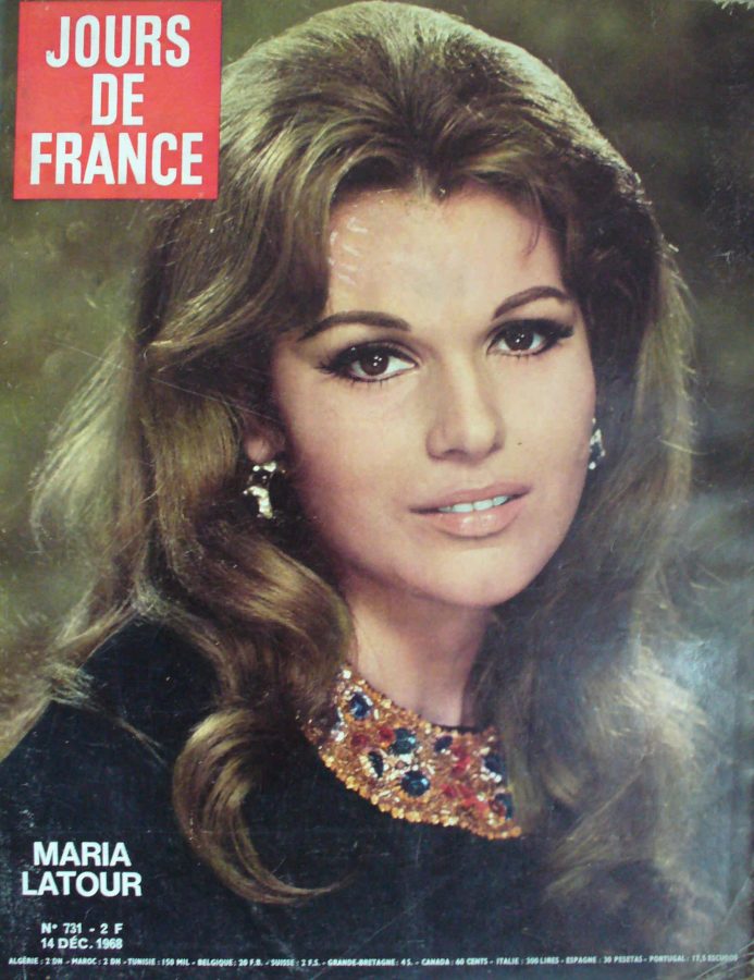 JOURS DE FRANCE magazine side cover Issue 731 14 December 1968