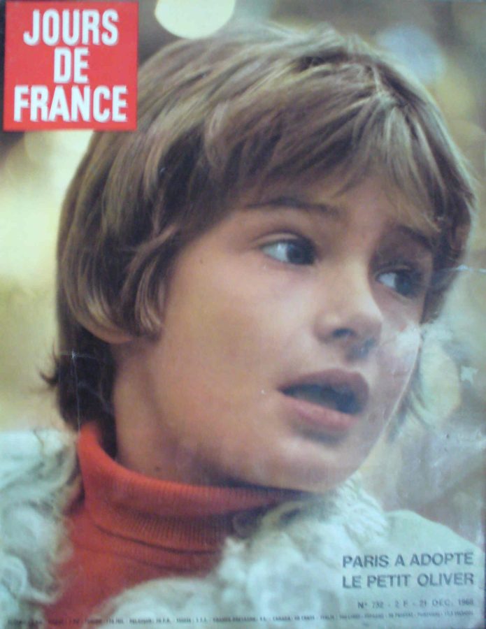 JOURS DE FRANCE magazine side cover Issue 732 21 December 1968