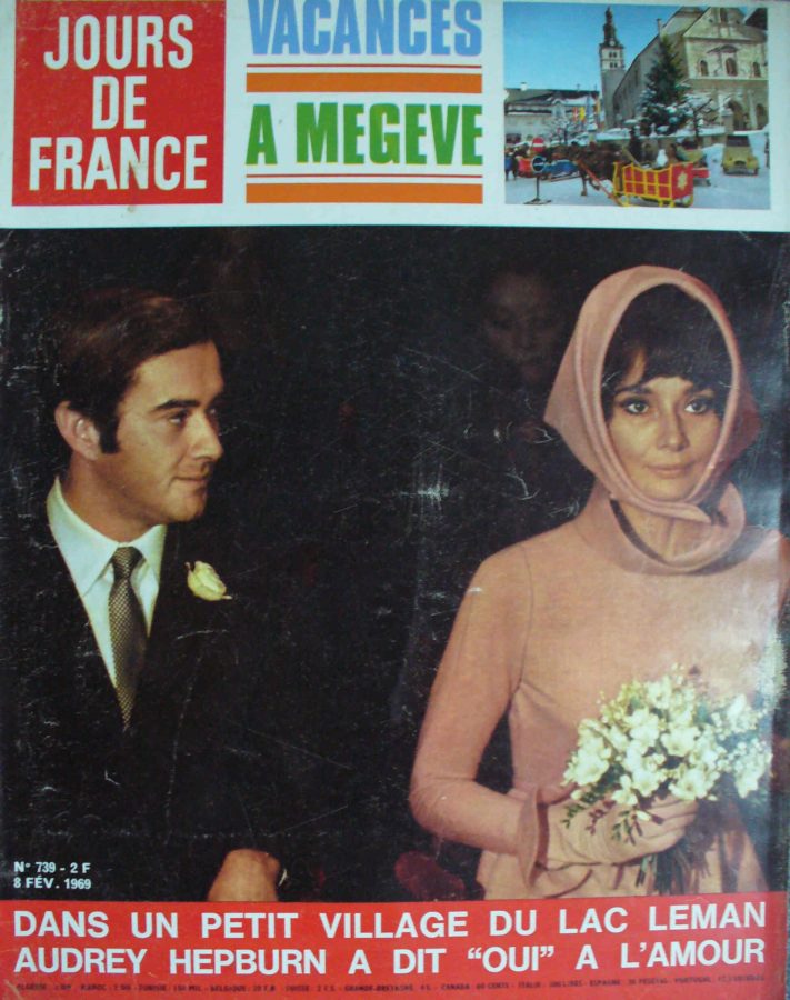 JOURS DE FRANCE magazine side cover Issue 739 8 February 1969