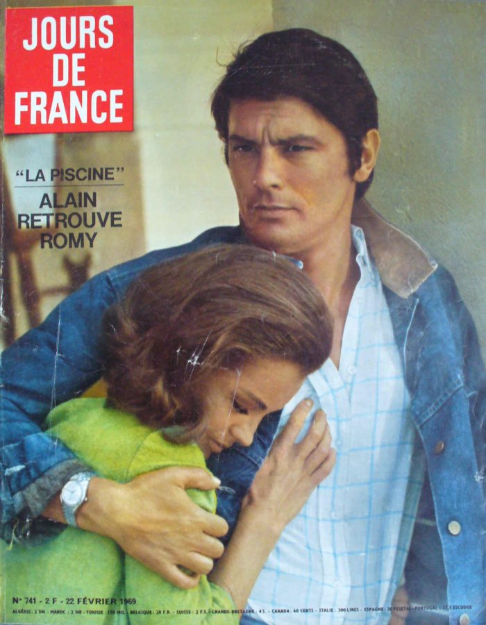 JOURS DE FRANCE magazine side cover Issue 741 22 February 1969