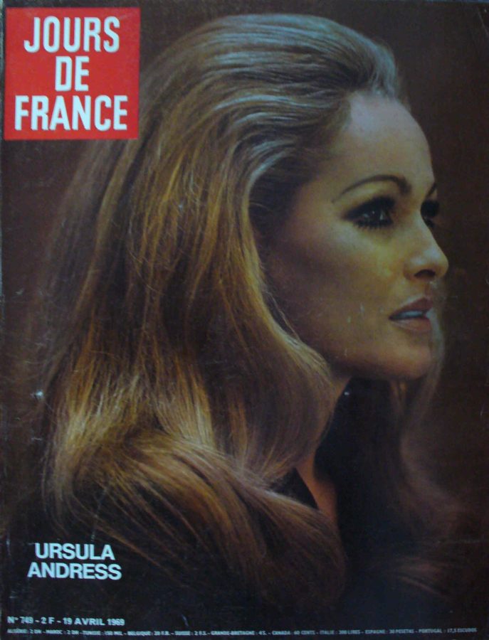 JOURS DE FRANCE magazine side cover Issue 749 19 April 1969