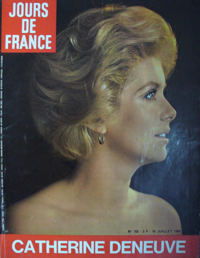 JOURS DE FRANCE magazine side cover Issue 762 19 July 1969