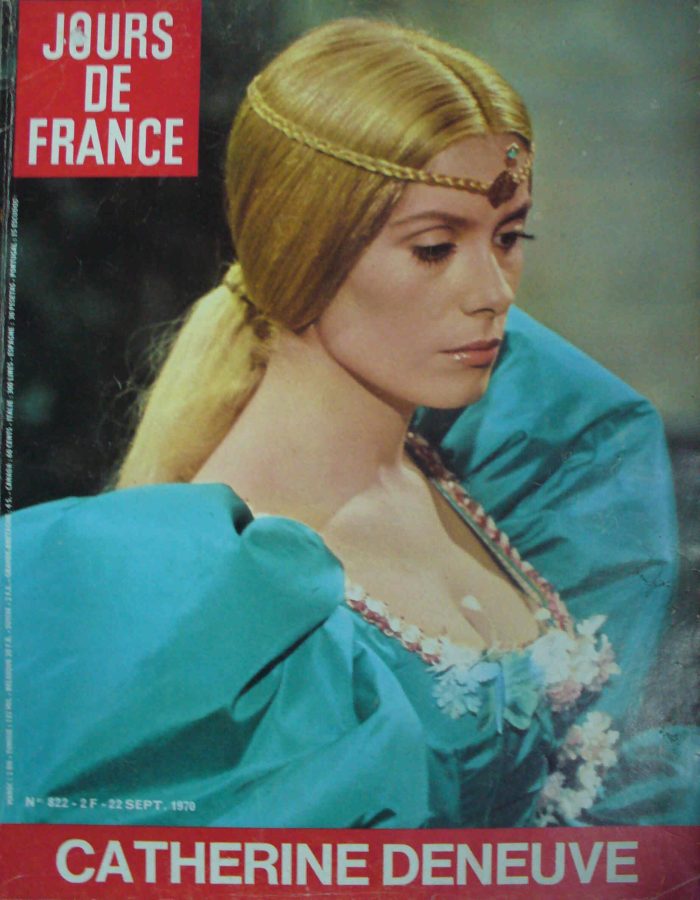 JOURS DE FRANCE magazine side cover Issue 822 22 September 1970