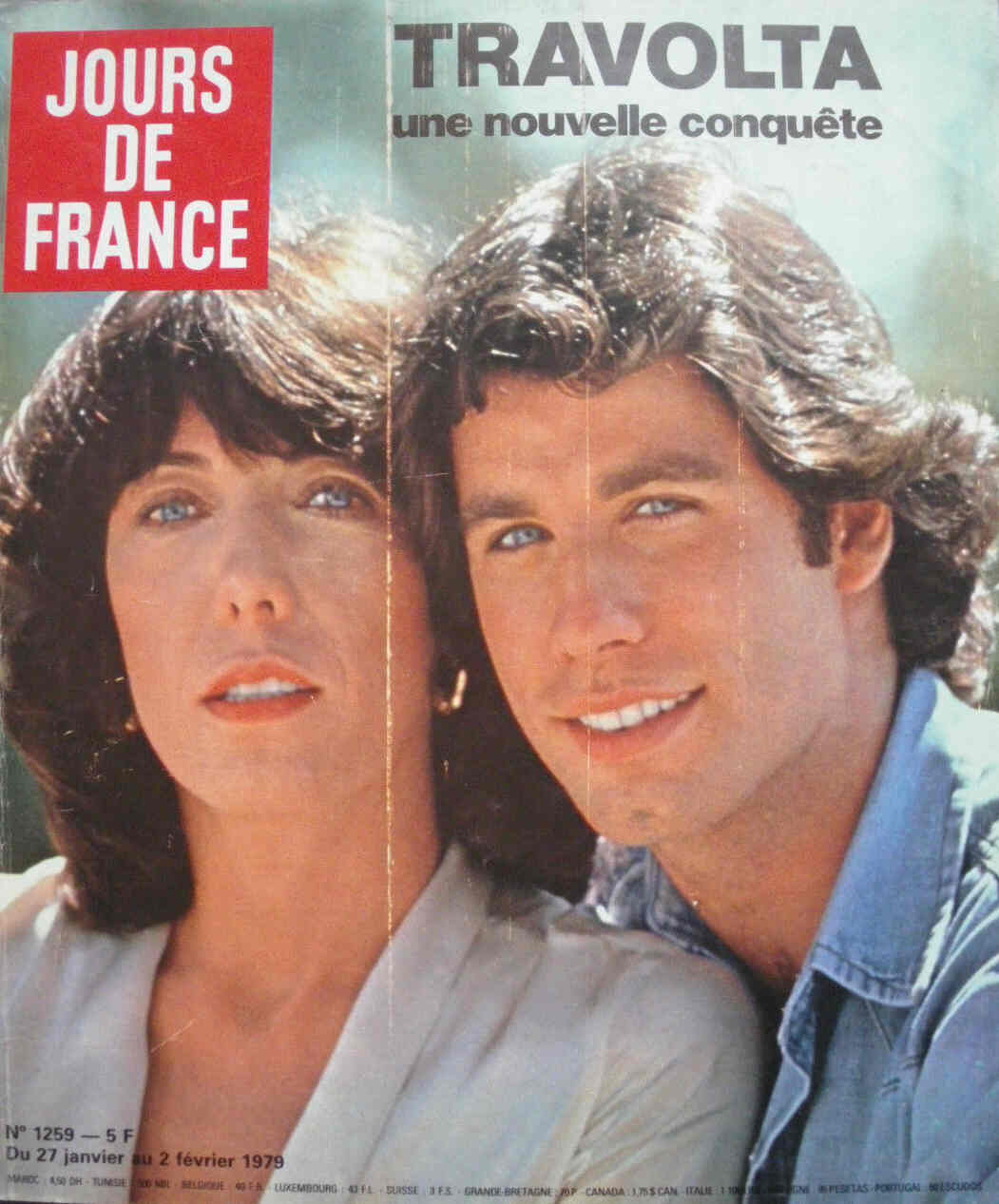 JOURS DE FRANCE magazine side cover Issue 1259 27 January 1979