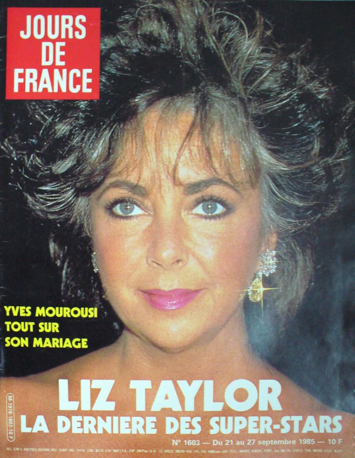 JOURS DE FRANCE magazine side cover Issue 1603 21 September 1985
