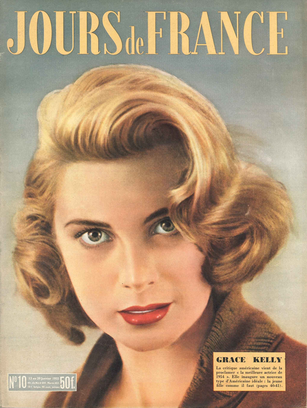 JOURS DE FRANCE magazine side cover Issue 10 13 January 1955