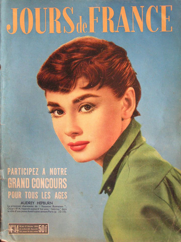 JOURS DE FRANCE magazine side cover Issue 14 10 February 1955