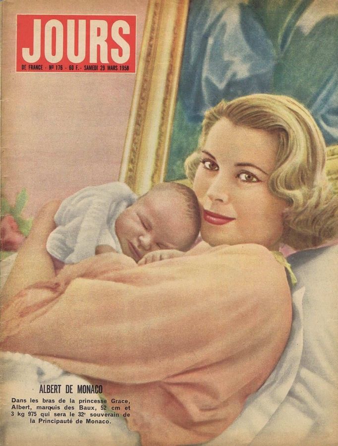 JOURS DE FRANCE magazine side cover Issue 176 29 March 1958