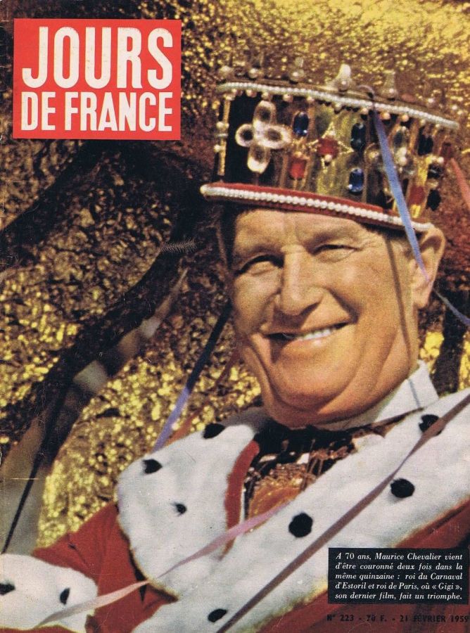 JOURS DE FRANCE magazine side cover Issue 223 21 February 1959