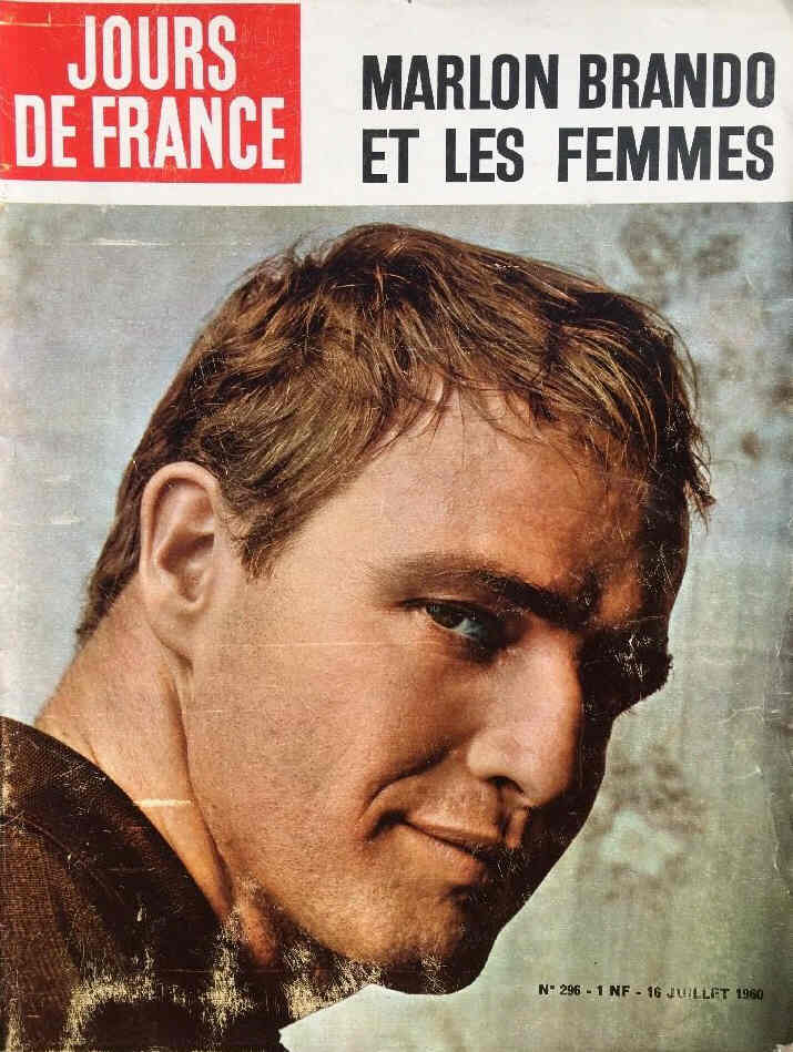 JOURS DE FRANCE magazine side cover Issue 296 16 July 1960