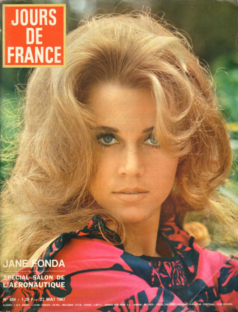 JOURS DE FRANCE magazine side cover Issue 654 27 May 1967