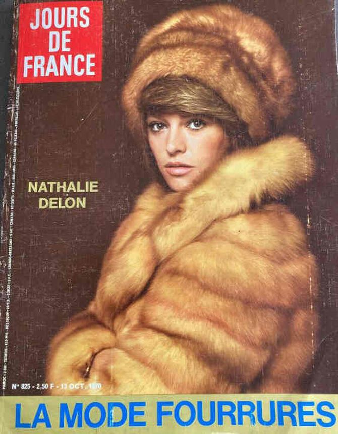 JOURS DE FRANCE magazine side cover Issue 825 13 October 1970