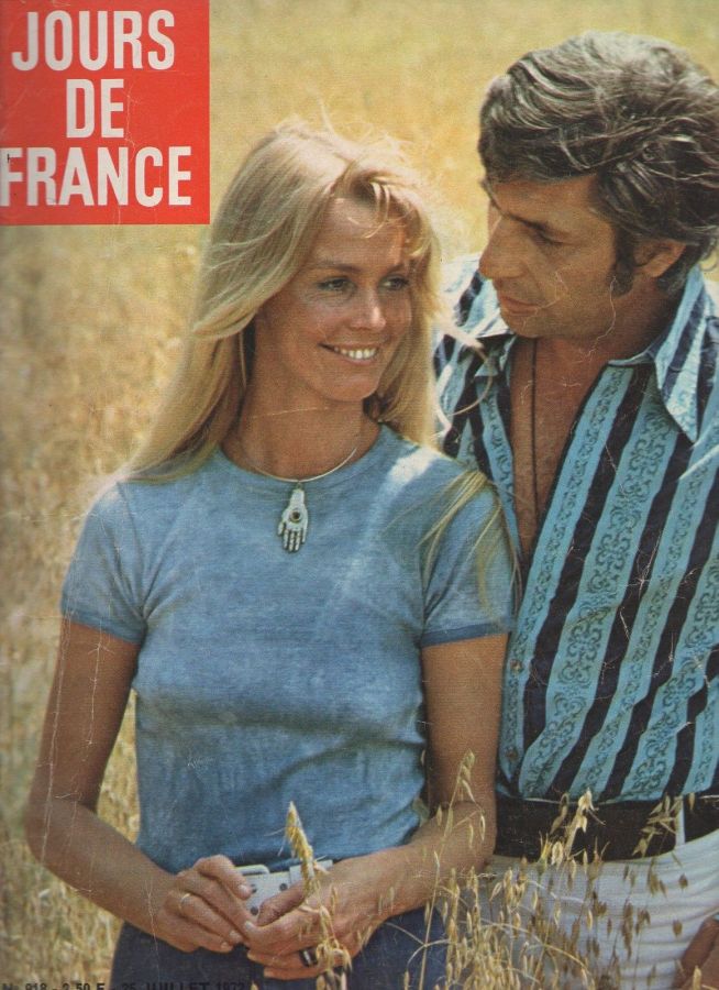 JOURS DE FRANCE magazine side cover Issue 918 25 July 1972