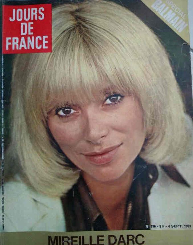 JOURS DE FRANCE magazine side cover Issue 976 4 September 1973
