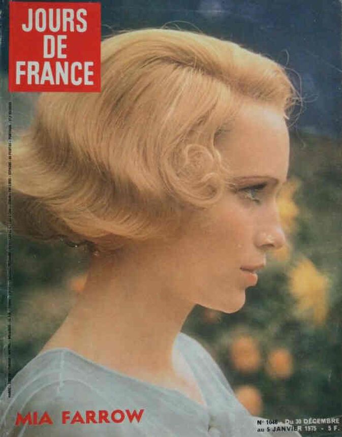 JOURS DE FRANCE magazine side cover Issue 1046 30 December 1974
