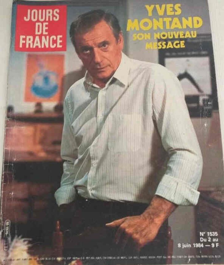 JOURS DE FRANCE magazine side cover Issue 1535 2 June 1984