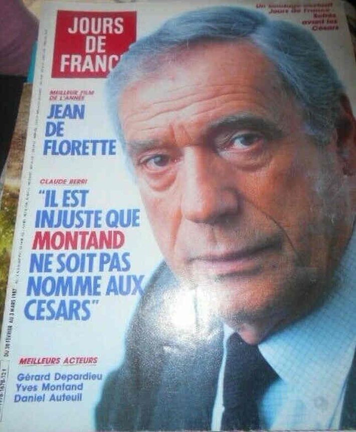 JOURS DE FRANCE magazine side cover Issue 1678 28 February 1987