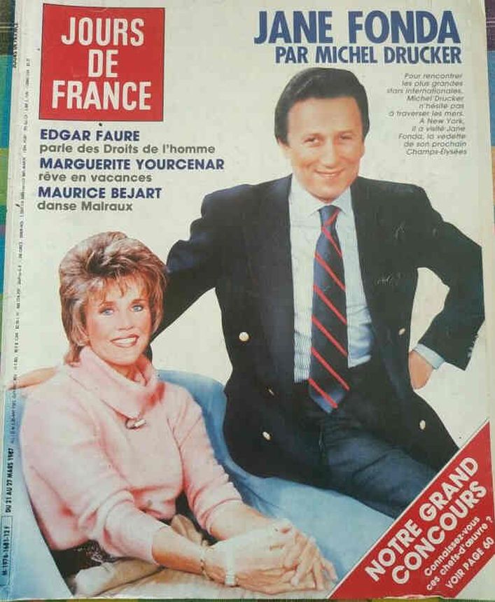 JOURS DE FRANCE magazine side cover Issue 1681 21 March 1987