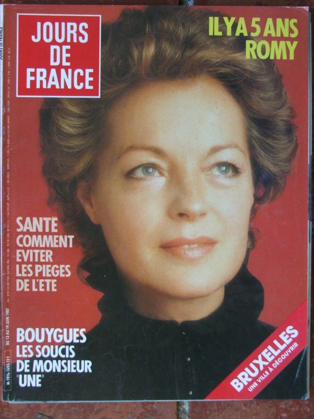 JOURS DE FRANCE magazine side cover Issue 1693 13 June 1987