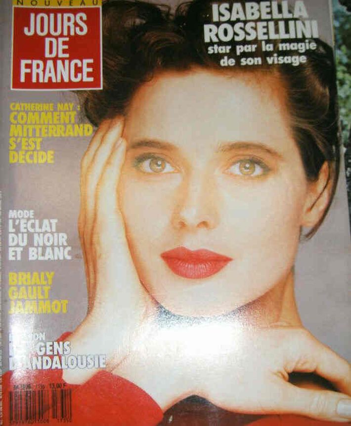 JOURS DE FRANCE magazine side cover Issue 1735 2 April 1988
